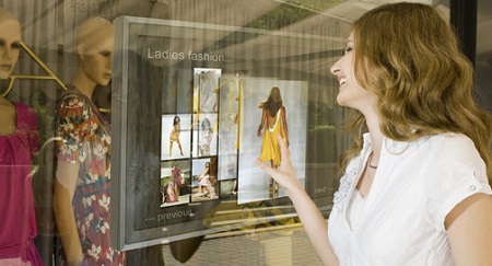 Interactive shop window